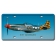 P-51 MUSTANG METAL LICENSE PLATE 12X6