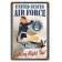 US AIRFORCE GIRL METAL SIGN 12X18