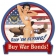 B25 WAR BONDS METAL SIGN 16X15