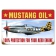 MUSTANG OIL METAL SIGN 18X12