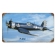 F4U CORSAIR METAL SIGN 14X8