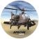 APACHE METAL SIGN 14" ROUND