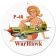 P-40 WARHAWK METAL SIGN 14" RND