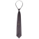 ZIPPER TIE BLACK