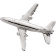 BOEING 737 (3-D CAST) TACKETTE SILVER