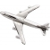 BOEING 747 (3-D CAST) TACKETTE SILVER