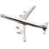 DC-8 (3-D CAST) TACKETTE SILVER