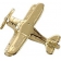 BI-PLANE (3-D CAST) TACKETTE GOLD