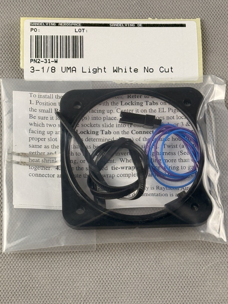 3-1/8 UMA Light White No Cut