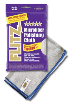 Flitz Microfiber Polishing Cloth - 16 x 16