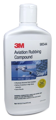 50048011985447: 3M™ Aviation Rubbing Compound PN98544, 16 oz