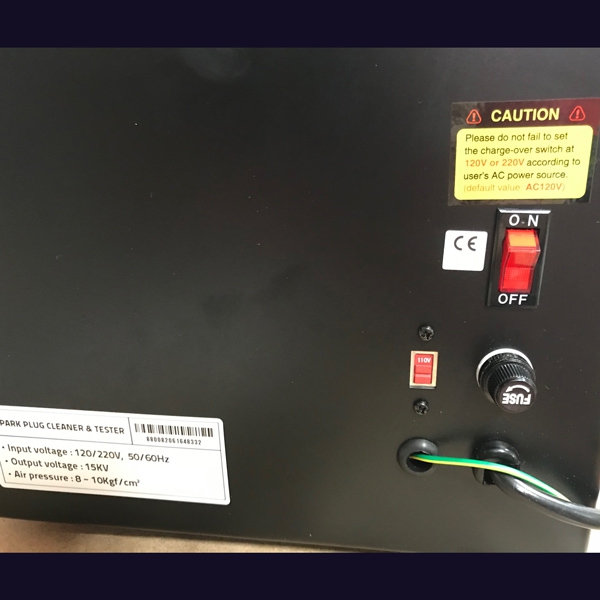 SPARK PLUG CLEANER TESTER (DUALVOLTAGE 115V/220V from Aircraft Spruce