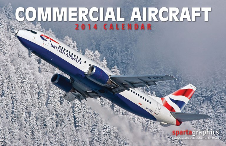 COMMERCIAL A/C CALENDAR 2024 from Aircraft Spruce Europe