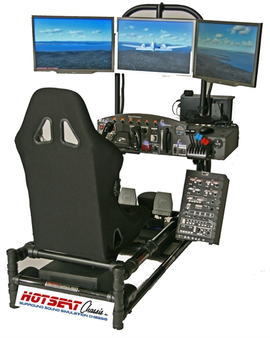 Hotseat Flight Sim Triple Display From Aircraft Spruce Europe