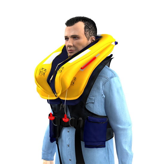 EAM TITAN XF LIFE VEST YELLOW VEST COVER BLUE W/O D RING from Aircraft